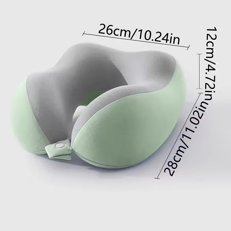 Ergonomic U-Shaped Neck Pillow with Storage Bag